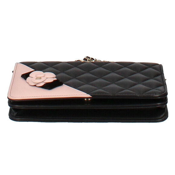 Chanel Matelasse Camellia Chain Wallet #140902C23B - Picture 6 of 9